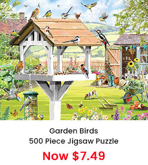 Garden Birds 500 Piece Jigsaw Puzzle