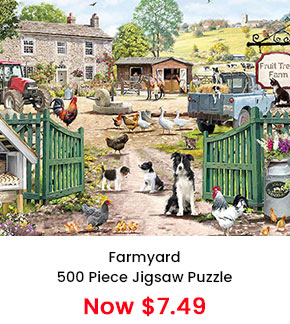 Farmyard 500 Piece Jigsaw Puzzle