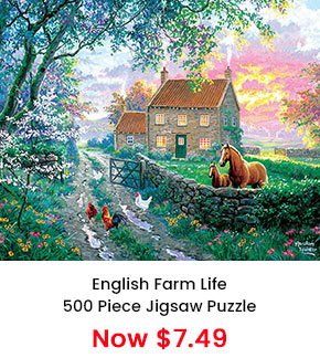 English Farm Life 500 Piece Jigsaw Puzzle