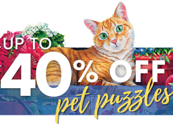  40% OFF on pet puzzles! 