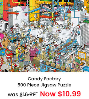 Candy Factory 500 Piece Jigsaw Puzzle