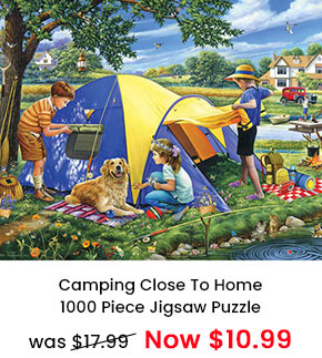 Camping Close To Home 1000 Piece Jigsaw Puzzle