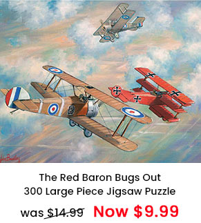 The Red Baron Bugs Out 300 Large Piece Jigsaw Puzzle