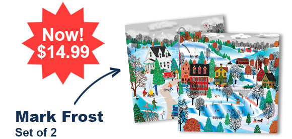 Set of 2: Mark Frost 500 Piece Jigsaw Puzzles