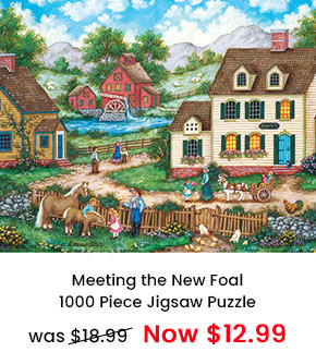 Meeting the New Foal 1000 Piece Jigsaw Puzzle