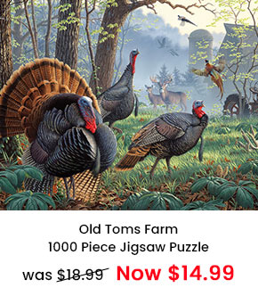 Old Toms Farm 1000 Piece Jigsaw Puzzle
