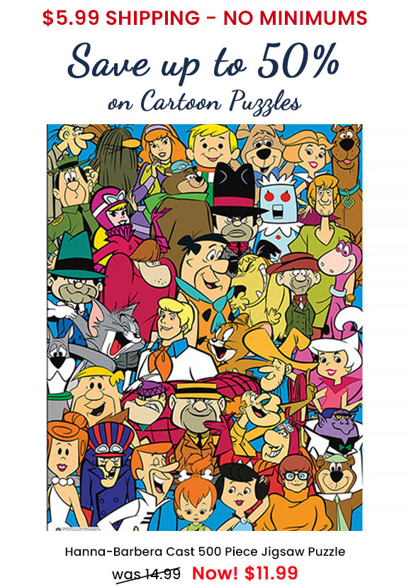  Hanna-Barbera Cast 500 Piece Jigsaw Puzzle