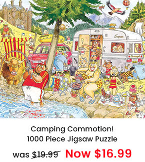 Camping Commotion! 1000 Piece Jigsaw Puzzle