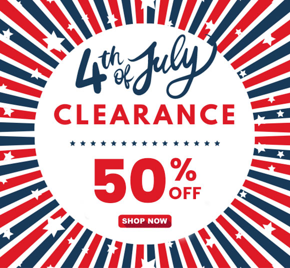  4th Of July 50% Clearance Event