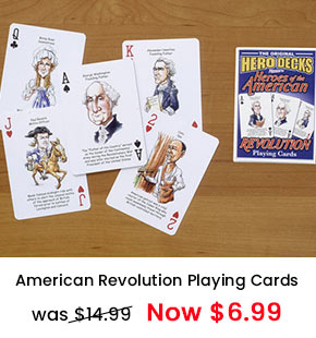 American Revolution Playing Cards