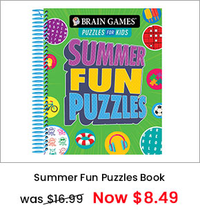 Summer Fun Puzzles Book