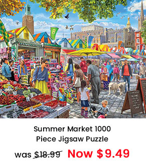 Summer Market 1000 Piece Jigsaw Puzzle
