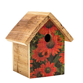 Floral Print Wren Houses