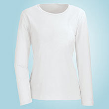 The Classic Long Sleeve Cotton Tee - White