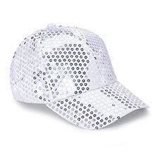 Silver Sequined Glamour Cap
