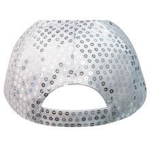 Silver Sequined Glamour Cap