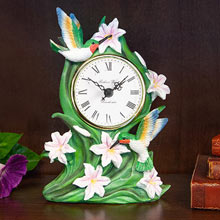 Hummingbird Garden Clock