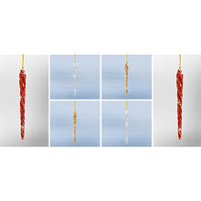 Red/Gold/Silver Icicles-S/6