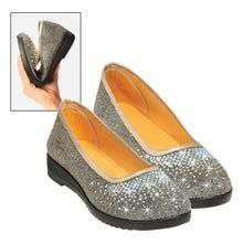 Silver Bling Loafers