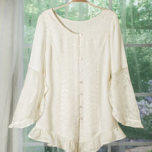Beautiful Butterfly Sleeves Blouse 