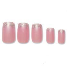 Pink Bling Acrylic Nails 