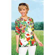 Colorful Blossoms Top