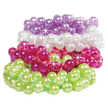 Pearlized Pony Tail Bands-S/4