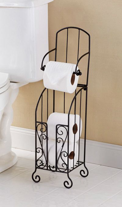 Toilet Paper Stand With Storage | The Paragon Catalog