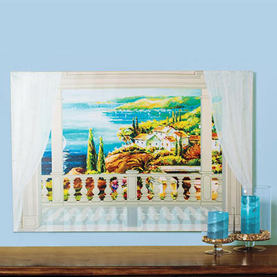 Seaside Villa Canvas