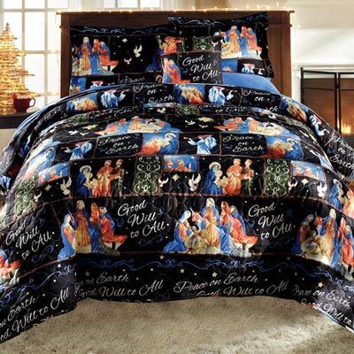 Peace on Earth Quilt Set 