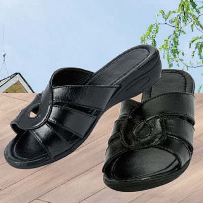 Black Infinity Sandals