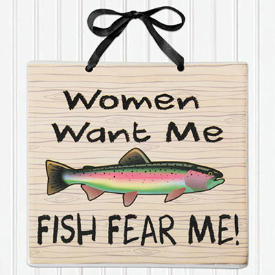 The Fisherman's Motto Plaque