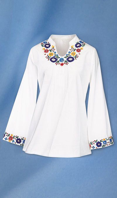 Floral Embroidered Top 
