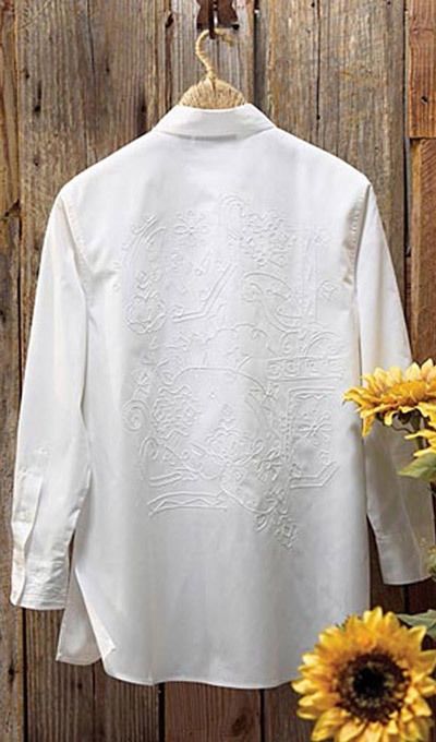 Lavishly Embroidered Big Shirt