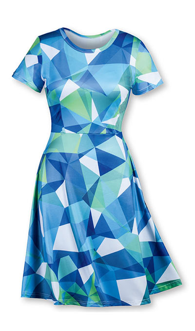 Geometric Delights Dress