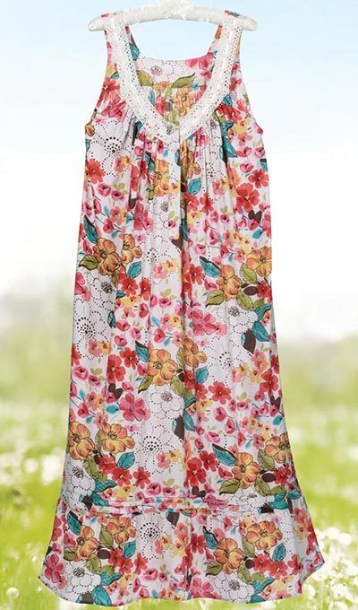 Colorful Blooms Nightgown