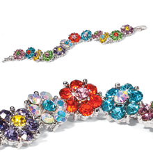 Multicolor Flower Bracelet 