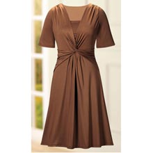 Knot Front Empire Dress