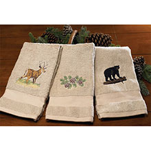 Wildlife Embroidered Towels