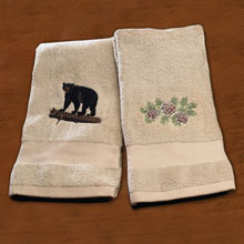 Wildlife Embroidered Bath Towel