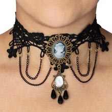 Cameo Lace Necklace