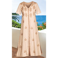 Free Flowing Embroidered Dress 