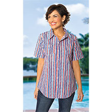 Multi-Coloured Striped Shirt