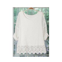 Lacey Crocheted Top