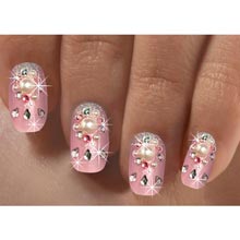 Pink Bling Acrylic Nails