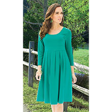 Easy Fit Pleated Dress 