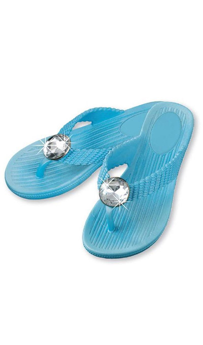 Big Bling Turquoise Sandals