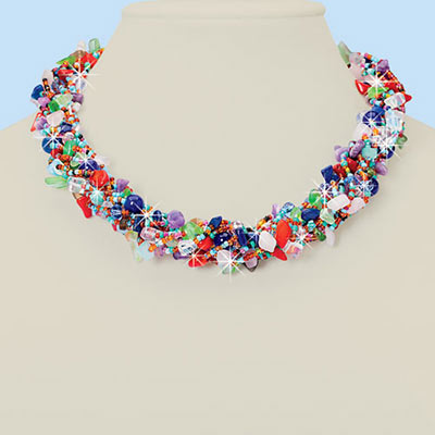 Brilliant Beaded Necklace