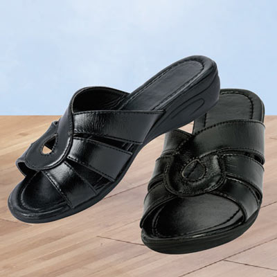 Black Infinity Sandals