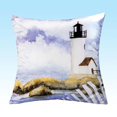 Seaside Harbor Pillow Cover 